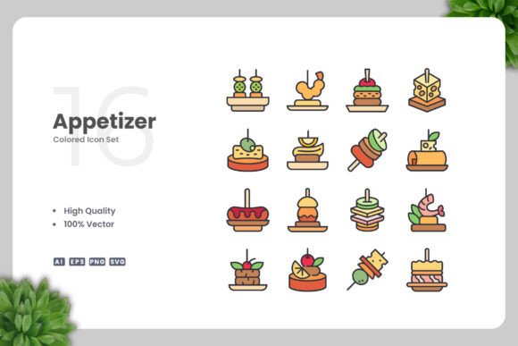 Appetizer Color Icons: A Designer’s Review