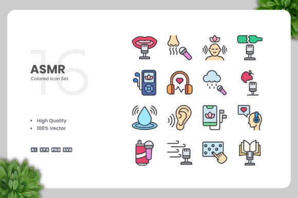 ASMR Color Icons Graphics Review