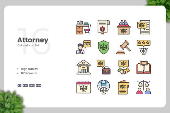 Attorney Color Icons Embroidery Review