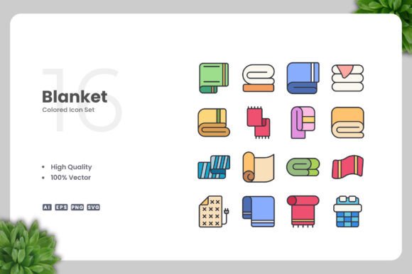 Blanket Color Icons Graphics Review