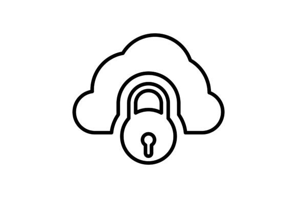 Cloud, Lock, Secure Icon: A Designer’s Review for Graphics and Icons