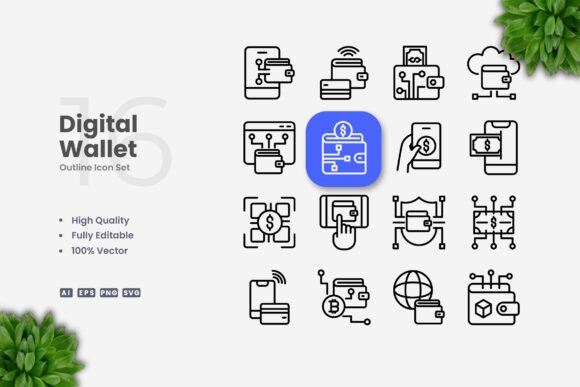Digital Wallet Icons: A Practical Graphic Design Asset for Creative Sellers