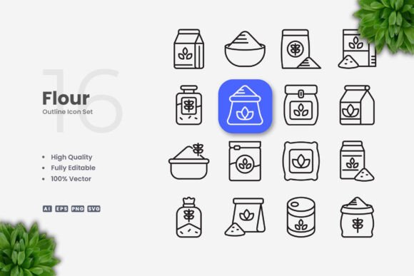 Flour Icons Graphics Review