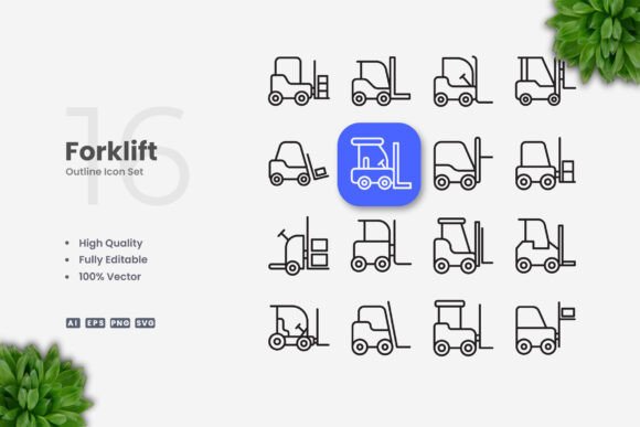 Forklift Icons Graphics Review