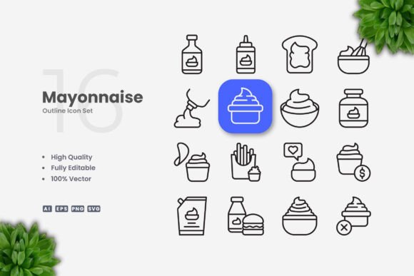 Mayonnaise Icons Graphics: A Publisher’s Review